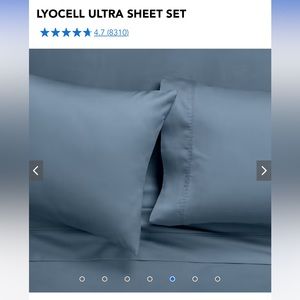 Sleep number LYOCELL ULTRA SHEET SET